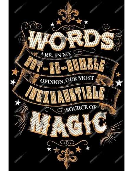 Camiseta Harry Potter de Mujer Palabras Mágicas