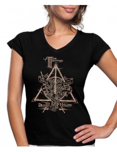 Camiseta Harry Potter de Mujer Reliquias de la muerte 3 hermanos