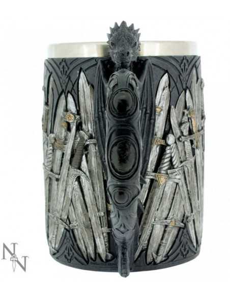 Jarra Cerveza Espadas Trono de Hierro 17.5cm