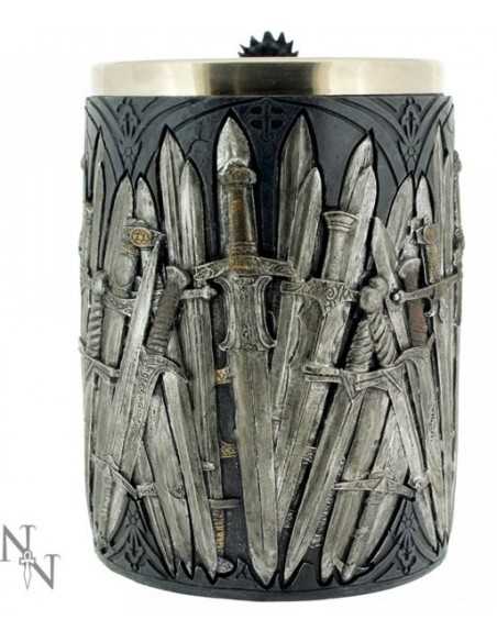 Jarra Cerveza Espadas Trono de Hierro 17.5cm