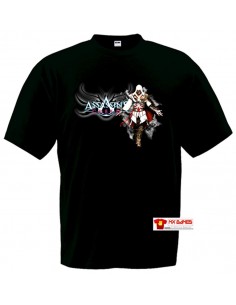 Camiseta Assassins Creed ( Ezio nube) manga larga