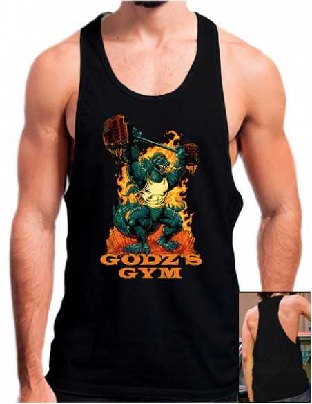 Camiseta Tirantes Gym Bat Cave Batman