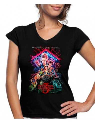 Camiseta Stranger Things 3 Poster de mujer