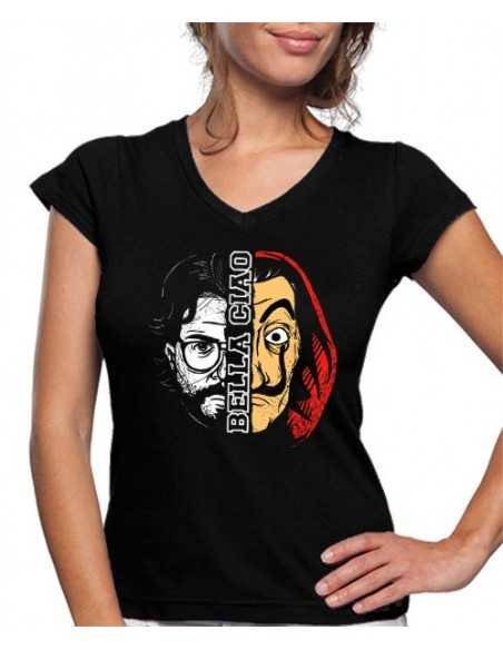 Camiseta La Casa de Papel de mujer Bella Ciao Profesor