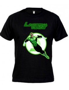 Camiseta Linterna verde (Fly) Negra