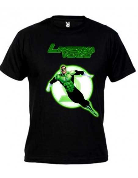 Camiseta Linterna verde (Fly) Negra