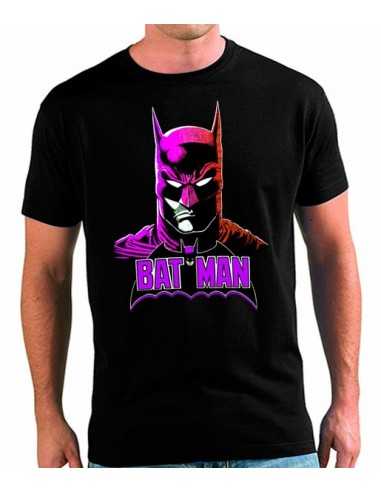 Camiseta Batman face neon