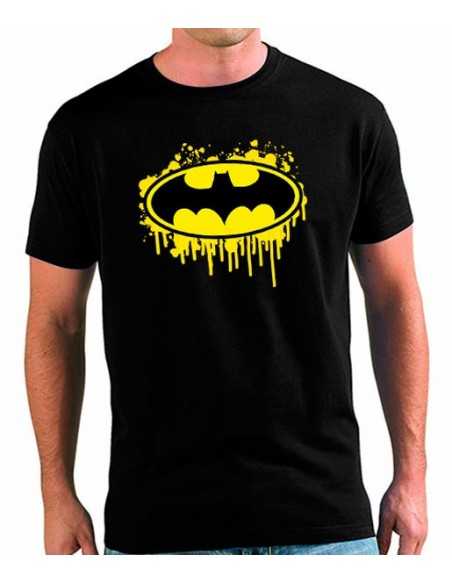 Camiseta Batman face neon