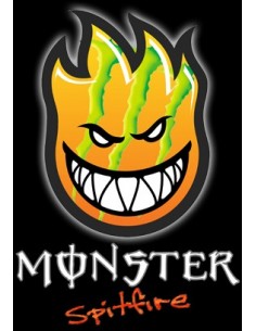 Camiseta Spitfire-Monster Energy Blanca 2