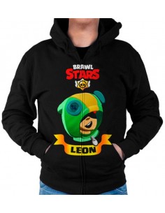 Sudadera Cremallera Brawl Stars Leon