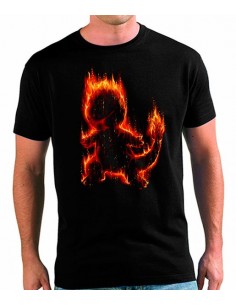 Camiseta Pokémon Charmander Flames