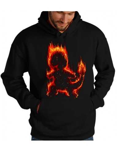 Sudadera Pokémon Charmander Flames