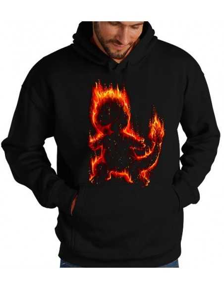 Sudadera Pokémon Charmander Flames