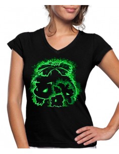 Camiseta de mujer Pokémon Bulbasaur Evolution