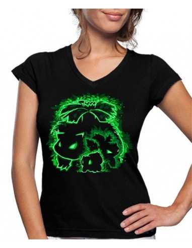 Camiseta de mujer Pokémon Bulbasaur Evolution