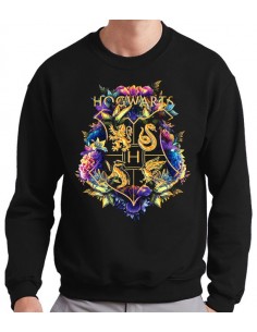 Sudadera Harry Potter Hogwarts Floreado