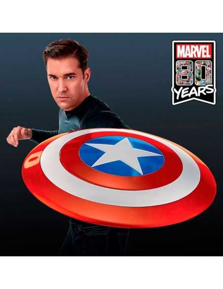 ESCUDO CAPITAN AMERICA 80 TH 1:1 MARVEL LEGENDS SERIES