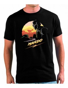 Camiseta Baby Yoda y Mando
