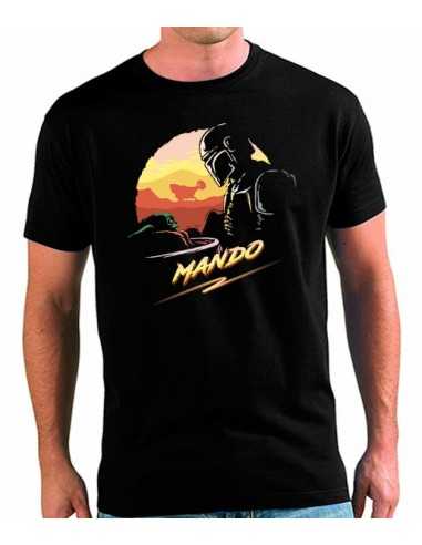 Camiseta Baby Yoda y Mando