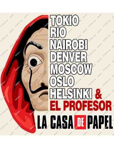 Tote Bag La Casa de Papel Dalí nombres