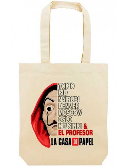 Tote Bag La Casa de Papel Dalí nombres