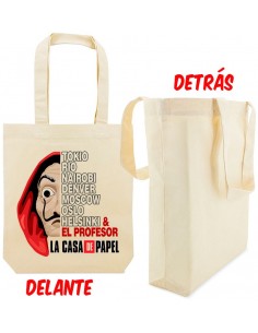 Tote Bag La Casa de Papel Dalí nombres 2