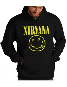 Sudadera Nirvana Logo clásico Smiley
