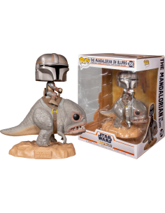 Funko Pop The Mandalorian con Blurrg