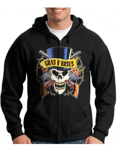 Sudadera Guns N Roses Hat Skull