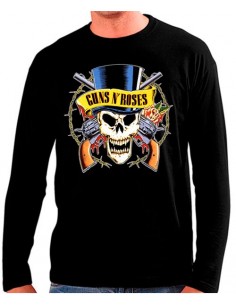 Camiseta Guns N Roses Hat Skull 2