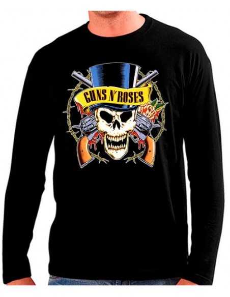 Camiseta Guns N Roses Hat Skull