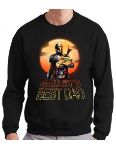 Sudadera Mandalorian con Baby Yoda mejor padre
