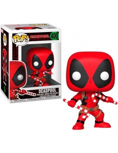 Funko Pop Deadpool con bastones de caramelo
