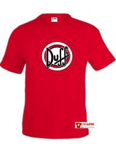 Camiseta cerveza Duff logo redondo Camiseta cerveza Duff logo redondo