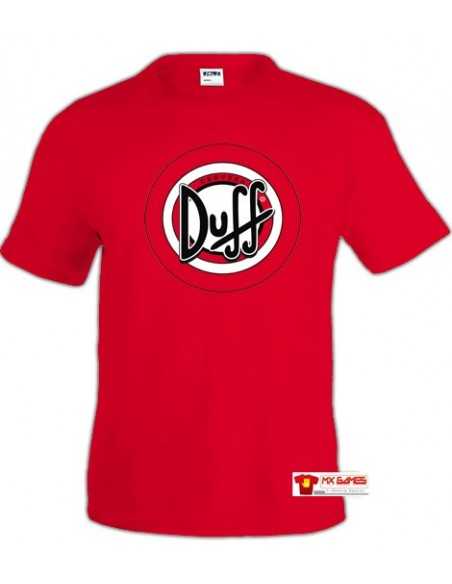 Camiseta cerveza Duff logo redondo Camiseta cerveza Duff logo redondo