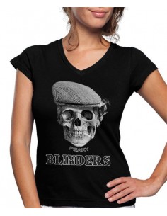 Camiseta Peaky Blinders cráneo Shelby de mujer