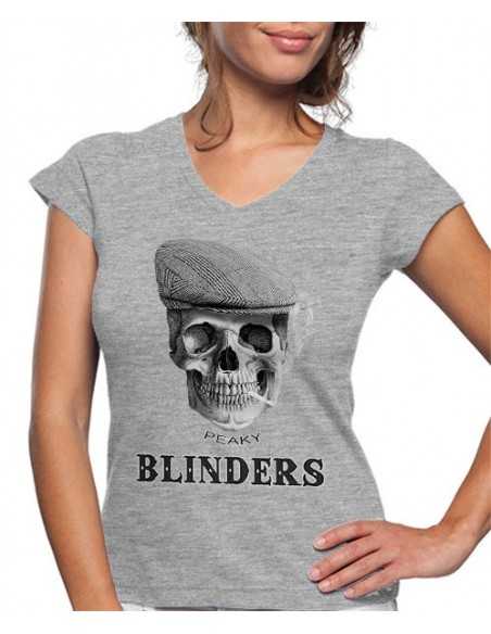 Camiseta Peaky Blinders cráneo Shelby de mujer