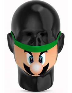 Máscarilla Friki Súper Mario Luigi