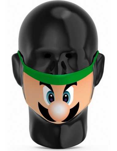 Máscarilla Friki Súper Mario Luigi Máscarilla Friki Súper Mario Luigi