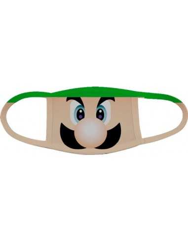 Máscarilla Friki Súper Mario Luigi Máscarilla Friki Súper Mario Luigi
