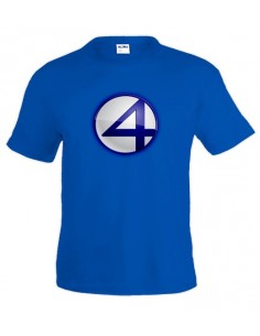 Camiseta Los cuatro Fantasticos (Logo Nuevo)manga corta