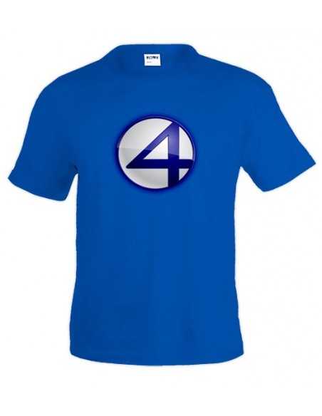Camiseta Los cuatro Fantasticos (Logo Nuevo)manga corta