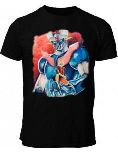 Camiseta Mazinger z con C.Cabuto negra