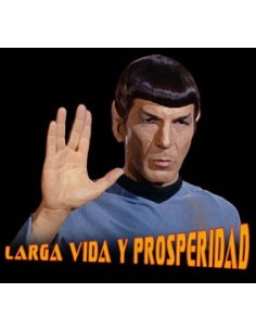 Camiseta Star Trek con Spok ,color negro 2