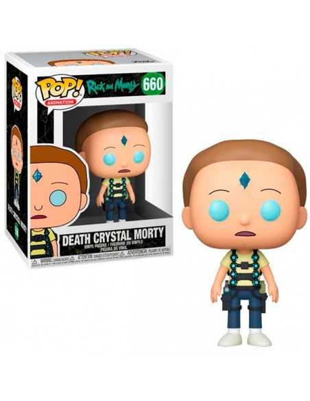 Funko Pop Morty con Cristal de la Muerte Funko Pop Morty con Cristal de la Muerte