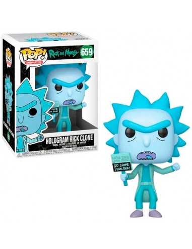 Funko Pop Rick Sanchez clon holograma