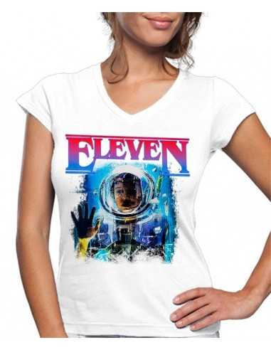 Camiseta Stranger Things Eleven 11 de mujer Camiseta Stranger Things Eleven 11 de mujer