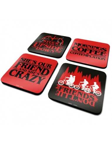 Set de 4 Posavasos Stranger Things Set de 4 Posavasos Stranger Things