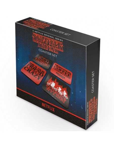 Set de 4 Posavasos Stranger Things Set de 4 Posavasos Stranger Things