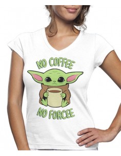 Camiseta Baby Yoda No coffee No Force 2